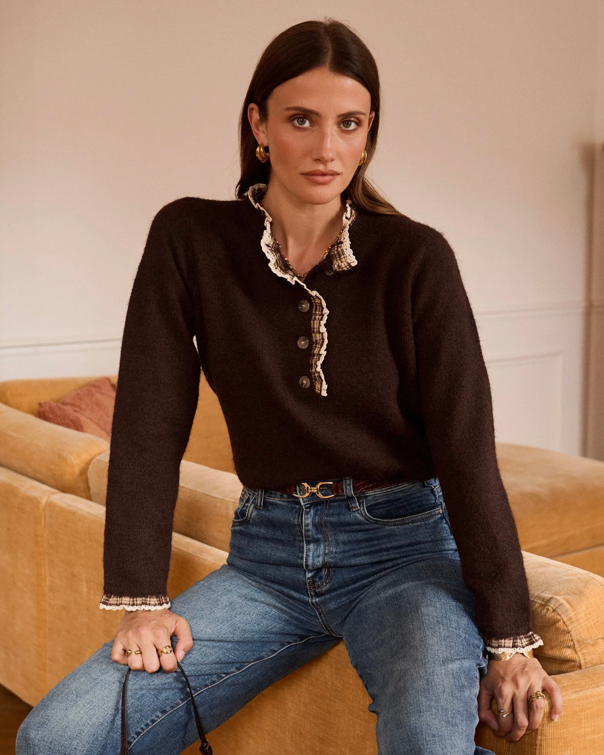 Skyler Frill Collar Jumper