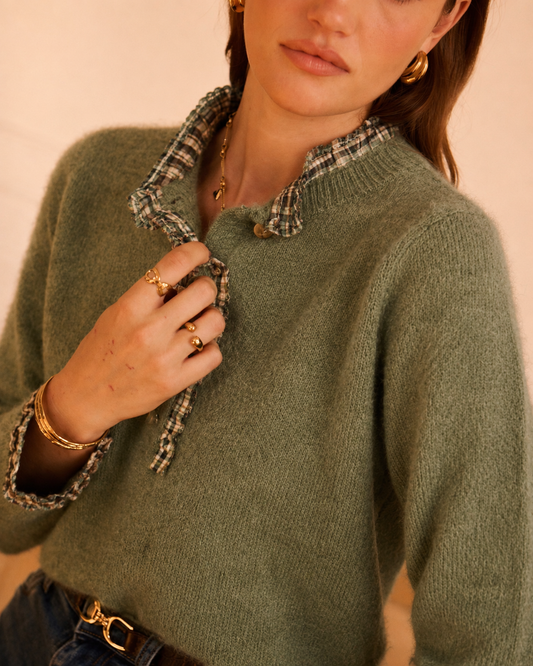 Skyler Frill Collar Jumper