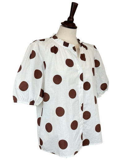 Manon Polka Dot Blouse