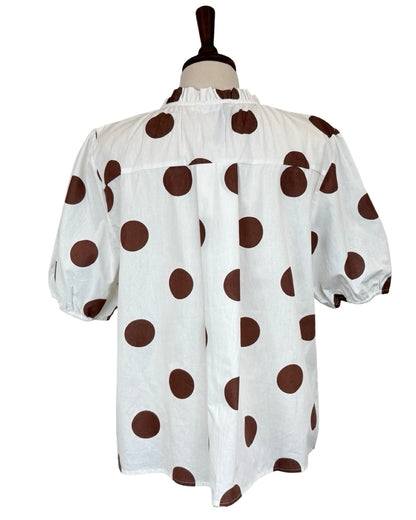 Manon Polka Dot Blouse