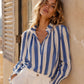 Clemence Stripe Blouse