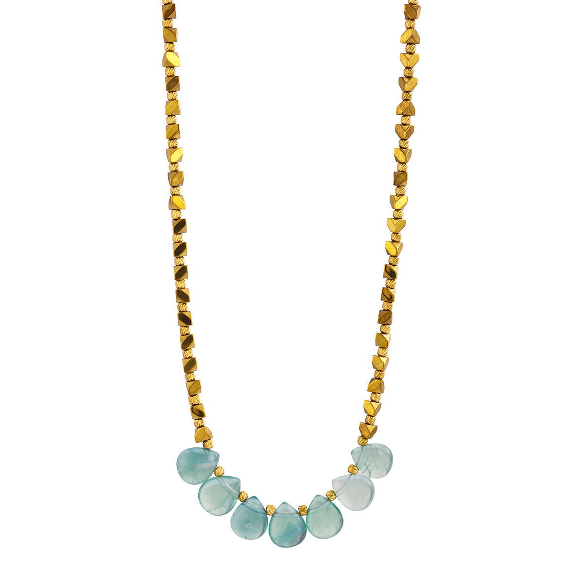 Multi Stone Pendant Necklace
