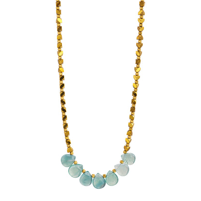 Multi Stone Pendant Necklace