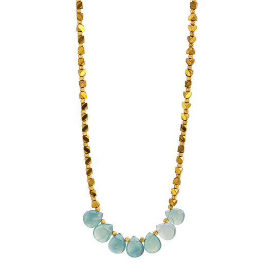 Multi Stone Pendant Necklace