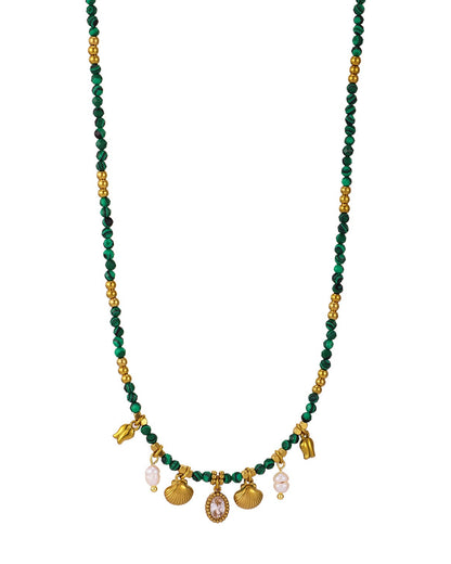 Multi Shell Pendants Necklace
