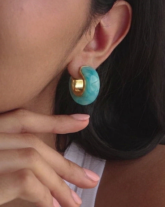 Resin Chubby Hoops