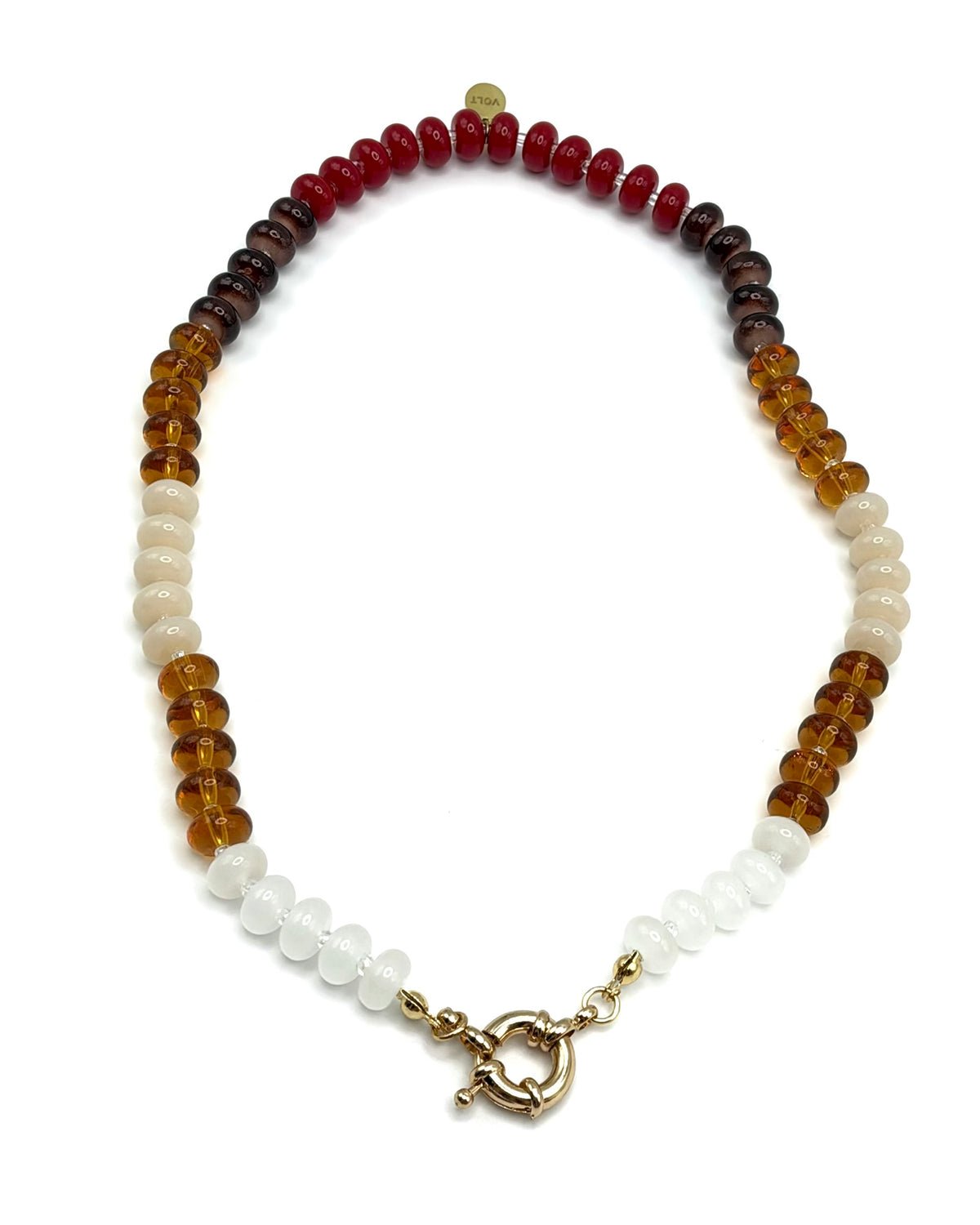 Semi Precious Stone Beaded Necklace
