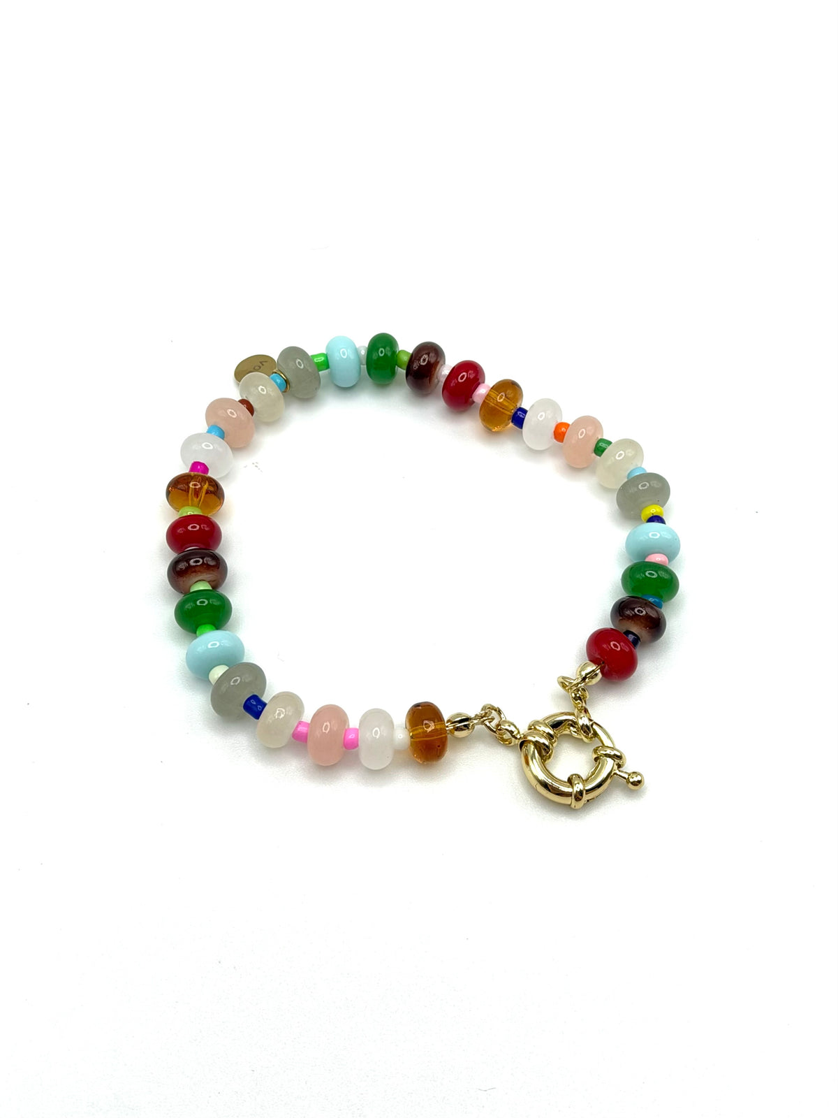 Semi Precious Stone Beaded Bracelet