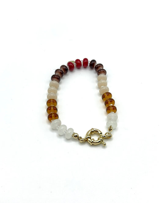 Semi Precious Stone Beaded Bracelet