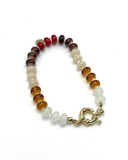 Semi Precious Stone Beaded Bracelet