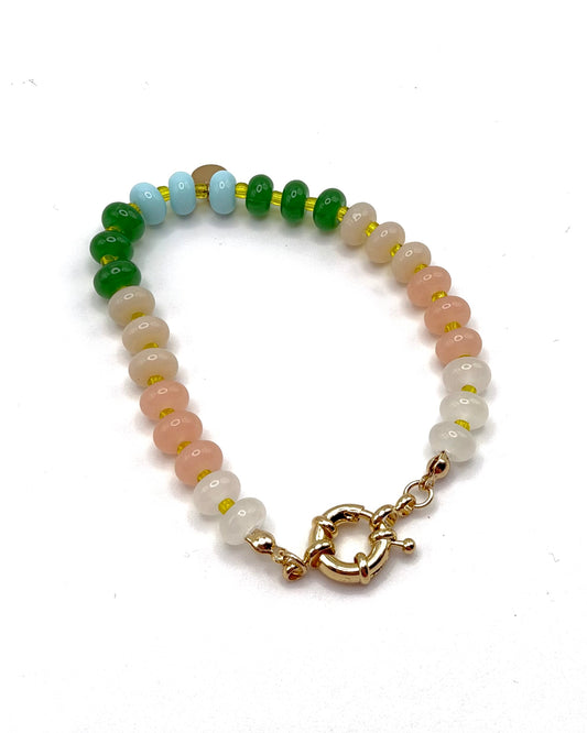 Semi Precious Stone Beaded Bracelet