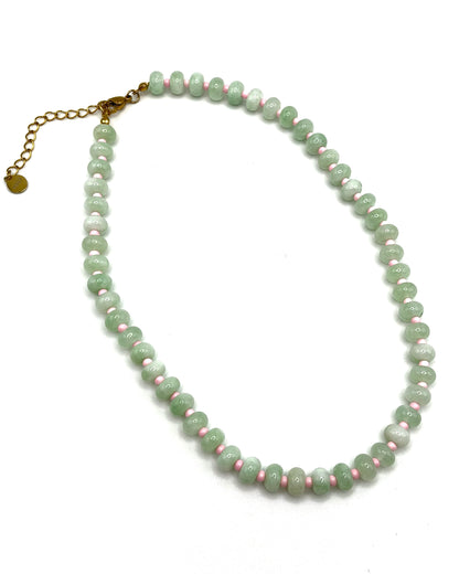 Semi Precious Stone Beaded Necklace
