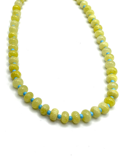 Semi Precious Stone Beaded Necklace