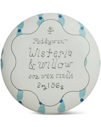 Tulip Printed Tin Candle - Wisteria & Willow