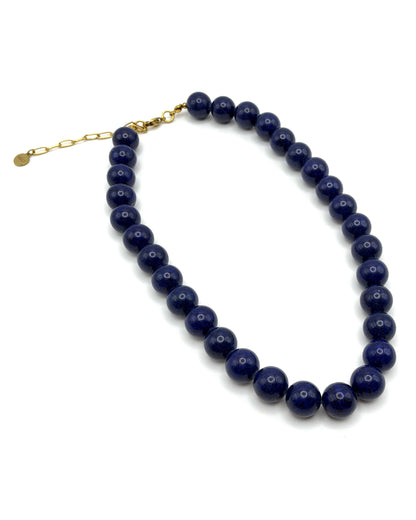 Chunky Semi Precious Stone Beaded Necklace