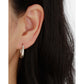 Silver Taper Hoops