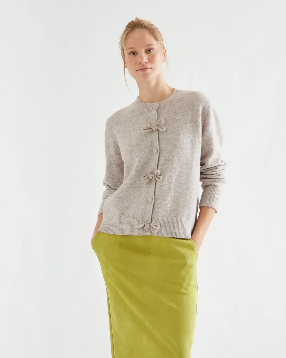 Compania Fantastica Talia Ribbon Cardigan