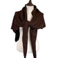 Wool Large Open Knit Scarf