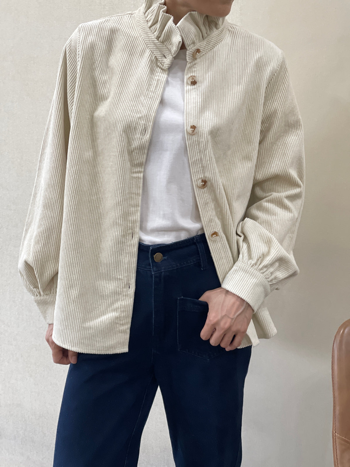 Trinny Cord Shirt Jacket