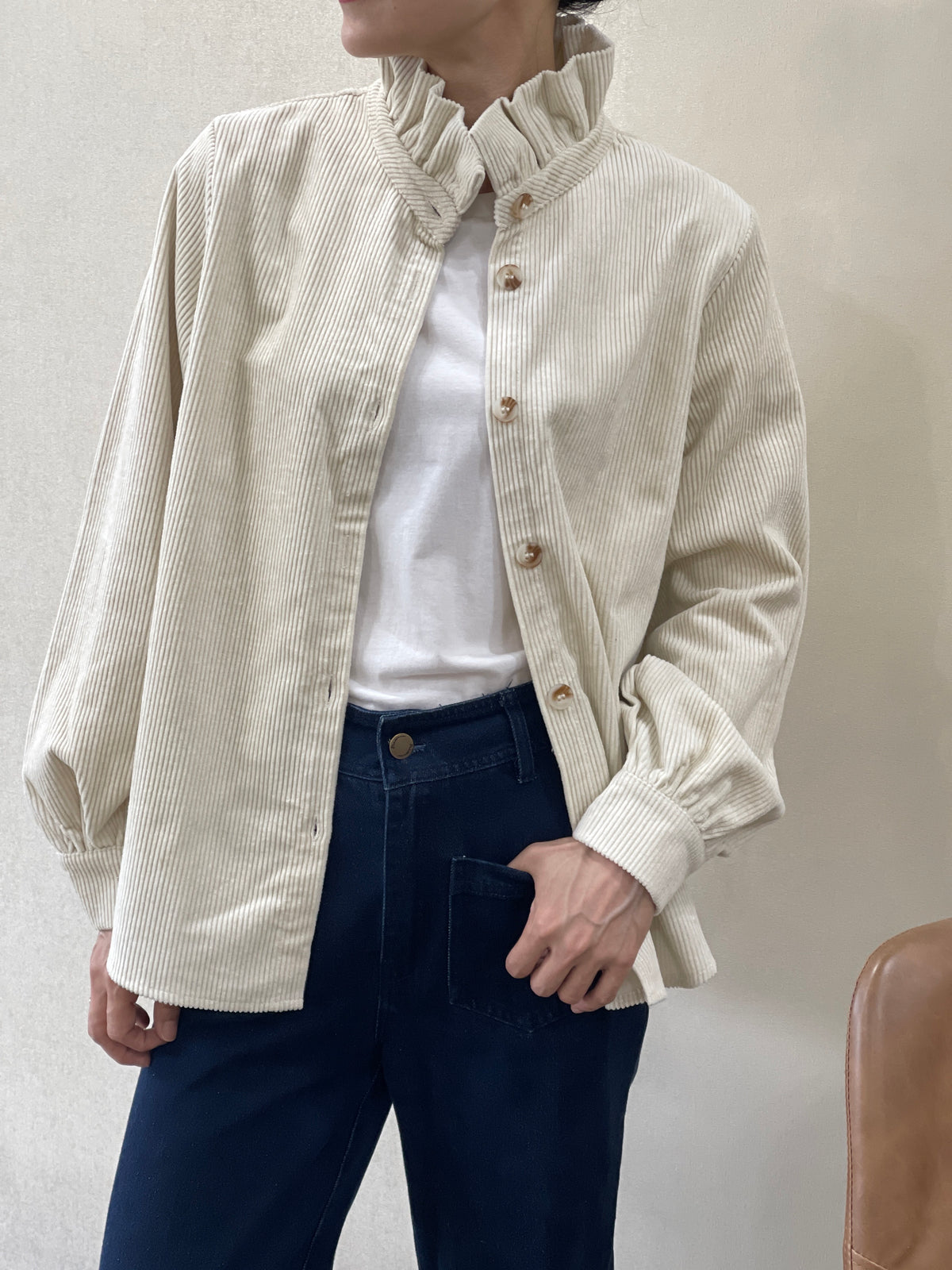 Trinny Cord Shirt Jacket
