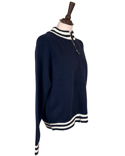 Uma Knitted Bomber Jacket