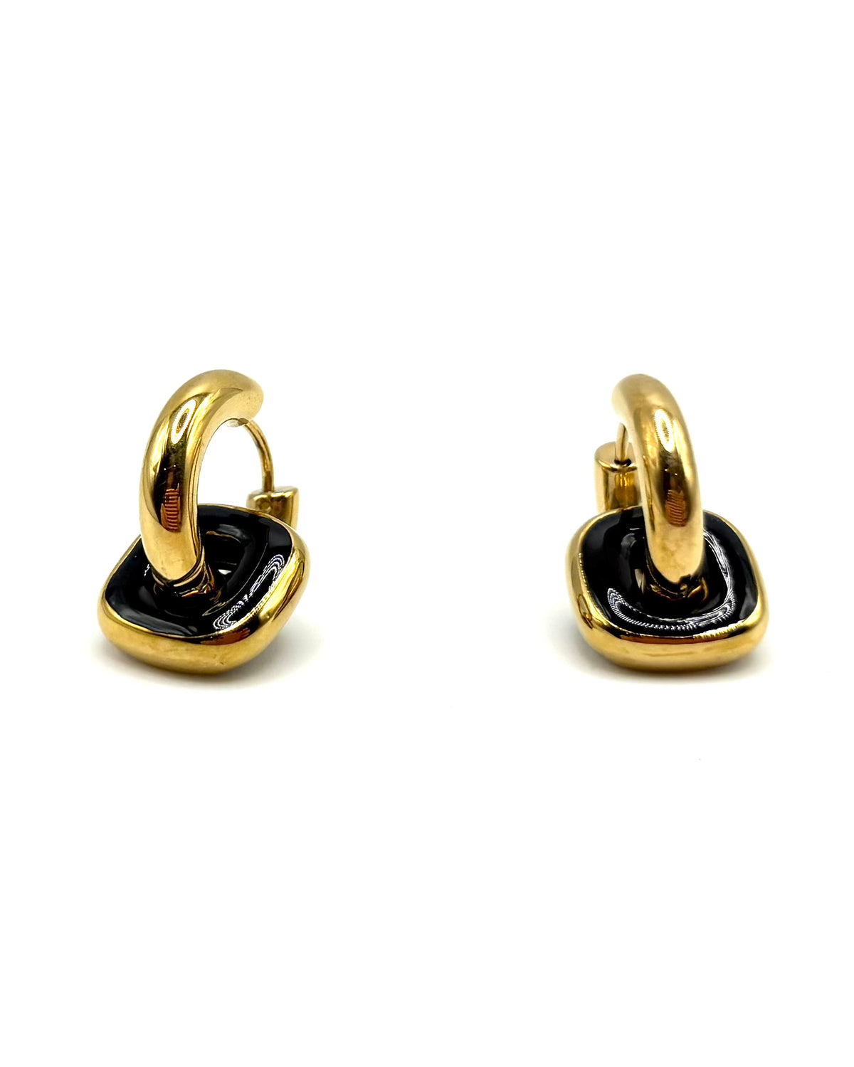 Square Drop Hoops