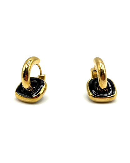 Square Drop Hoops