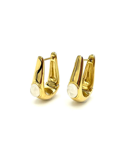 Horse Shoe Drop Earrings