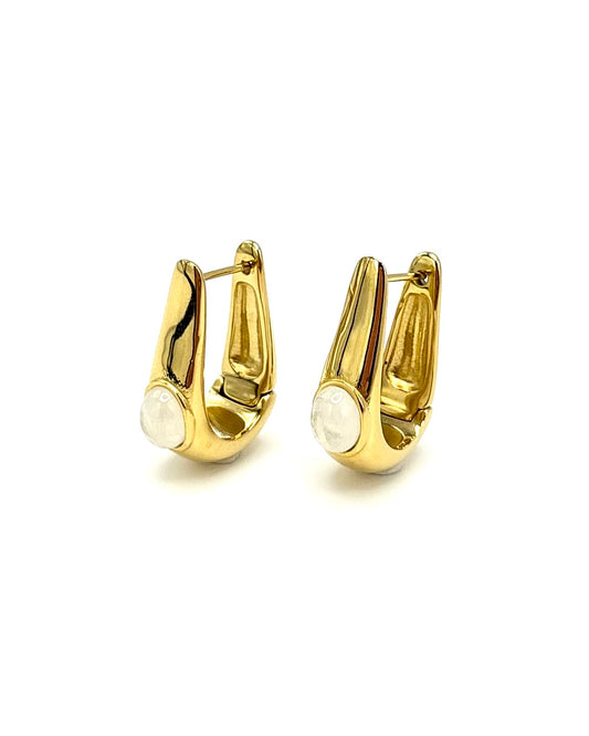 Horse Shoe Drop Earrings