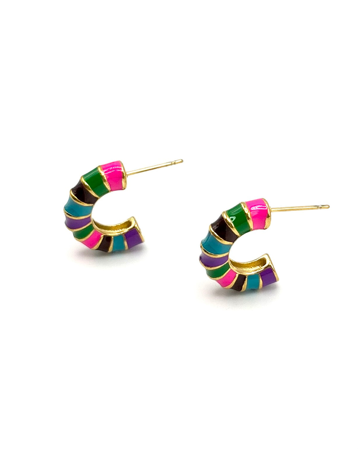 Multi Enamel Hoops