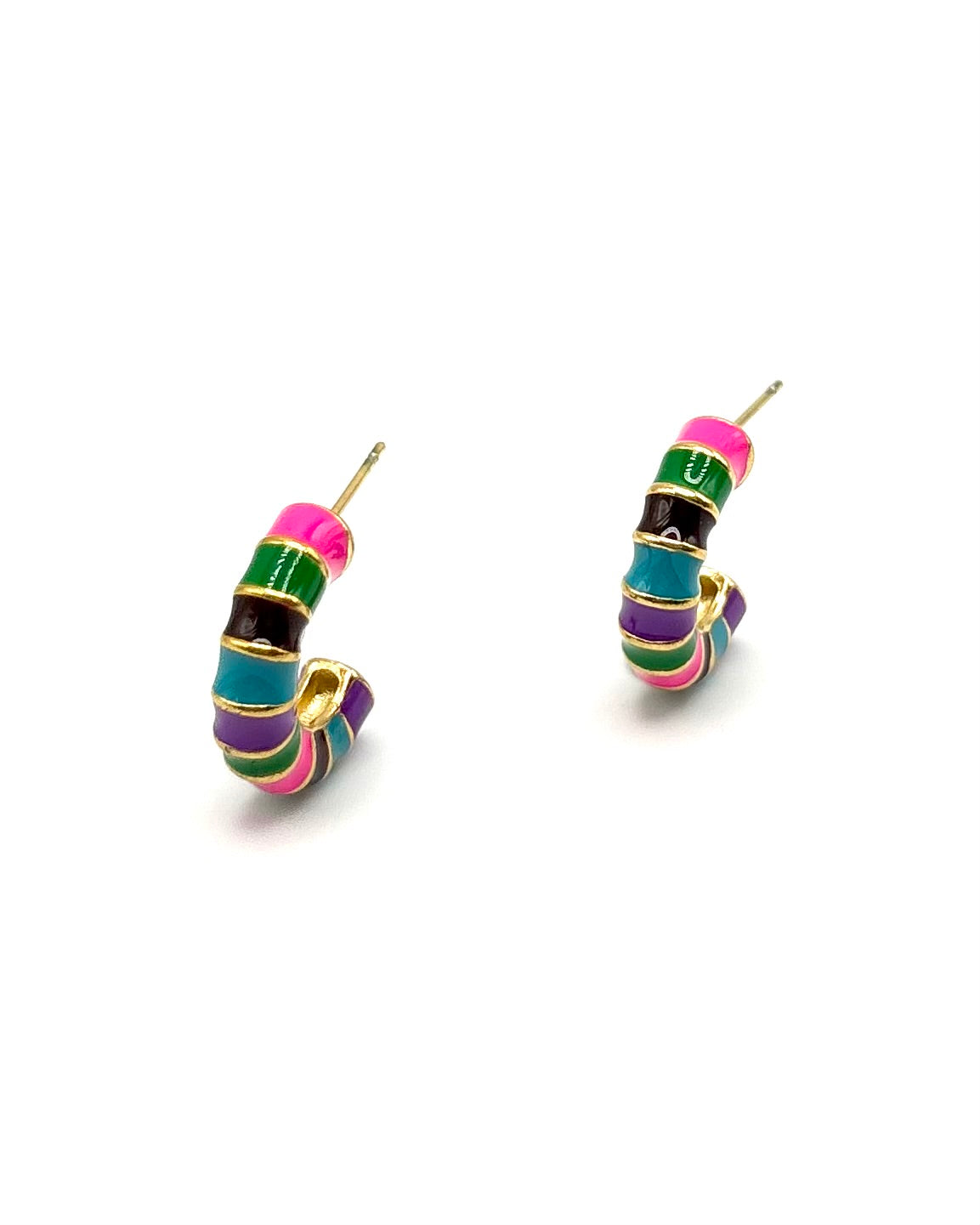 Multi Enamel Hoops