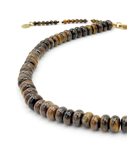 Natural Stone Beaded Necklace