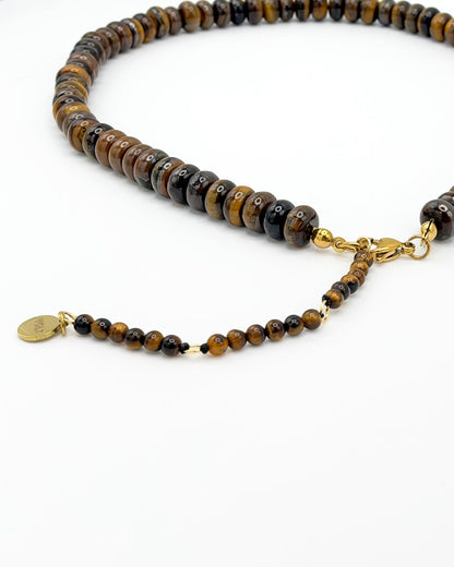 Natural Stone Beaded Necklace