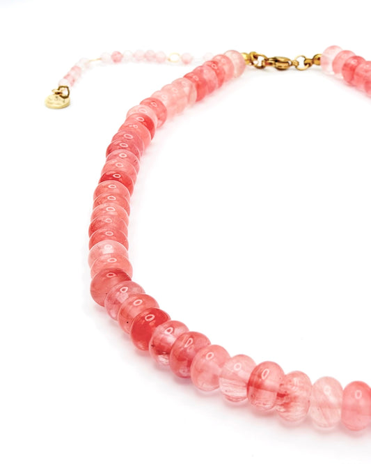 Natural Stone Beaded Necklace