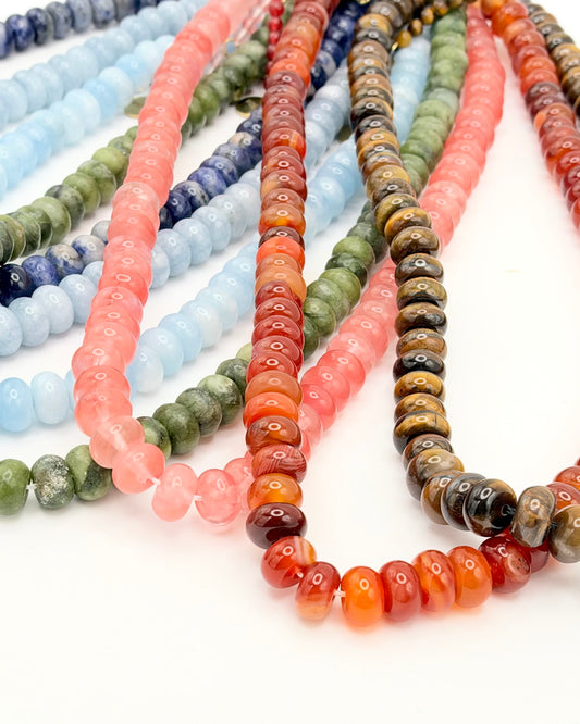 Natural Stone Beaded Necklace
