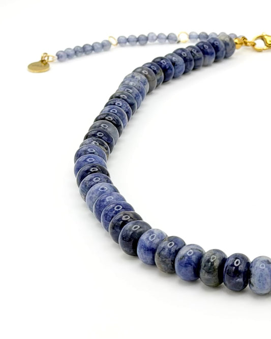 Natural Stone Beaded Necklace