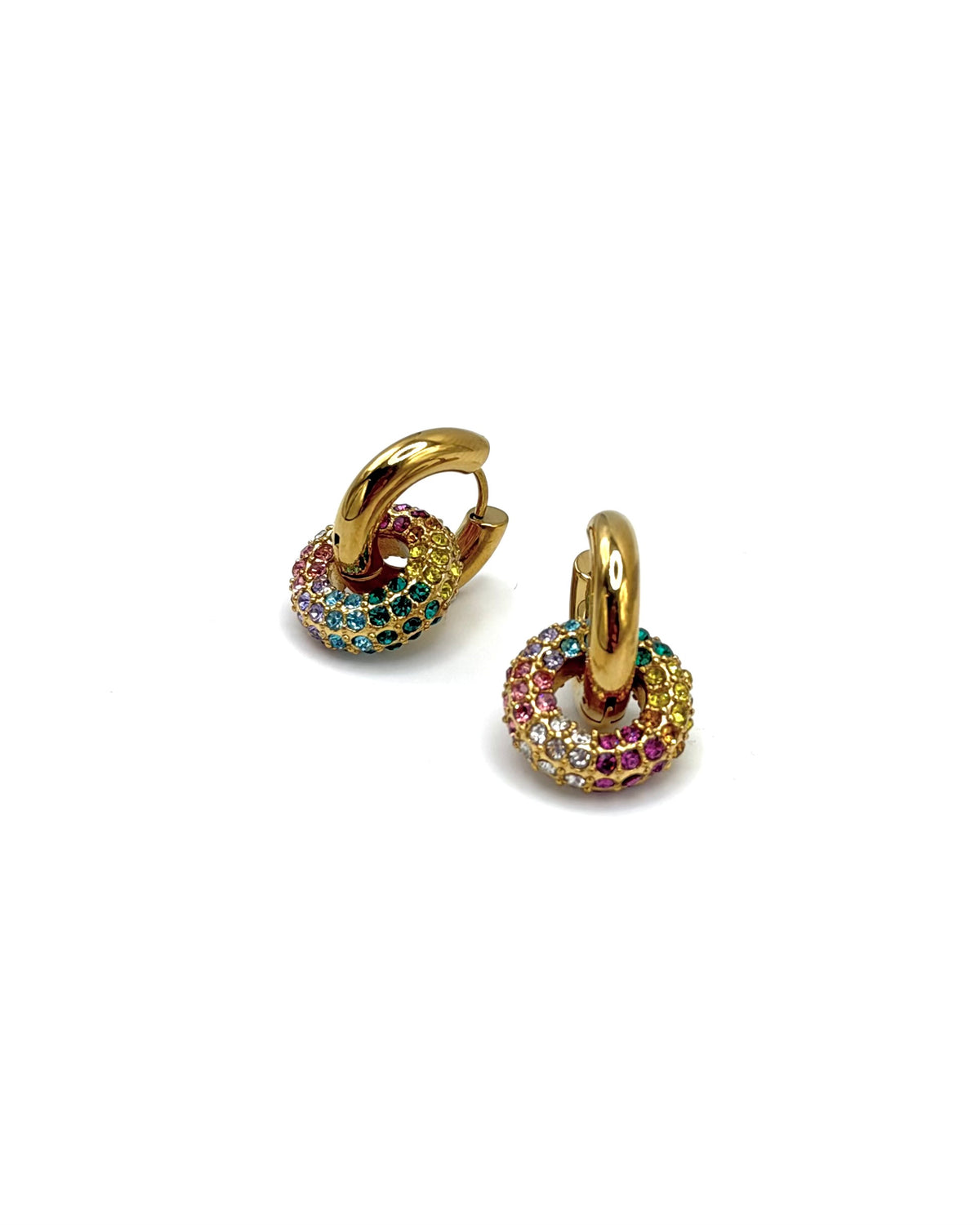Cubic Zirconia Multi Hoop Hoops