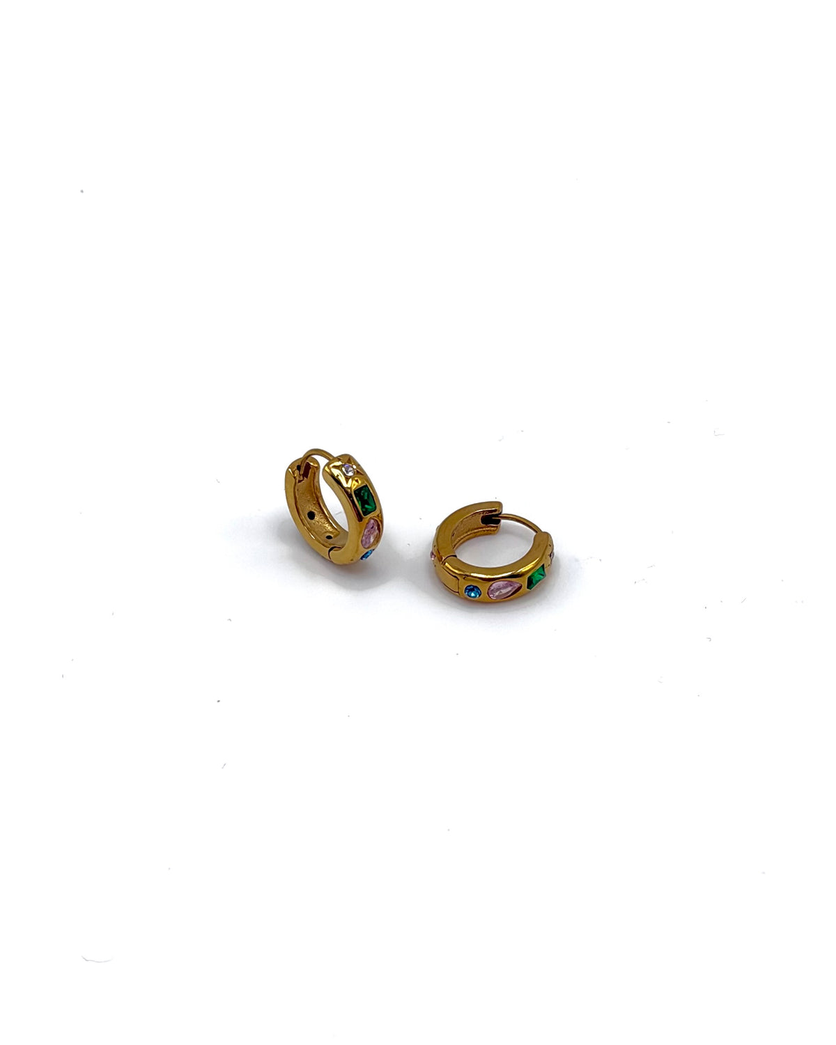 Cubic Zirconia Multi Shape Hoops