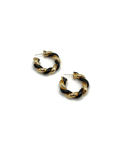 Twisted Hoop Earrings