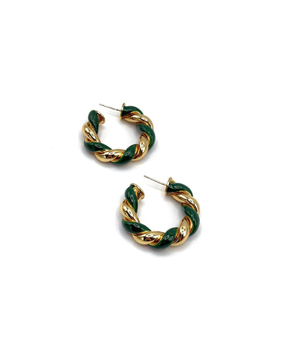 Twisted Hoop Earrings