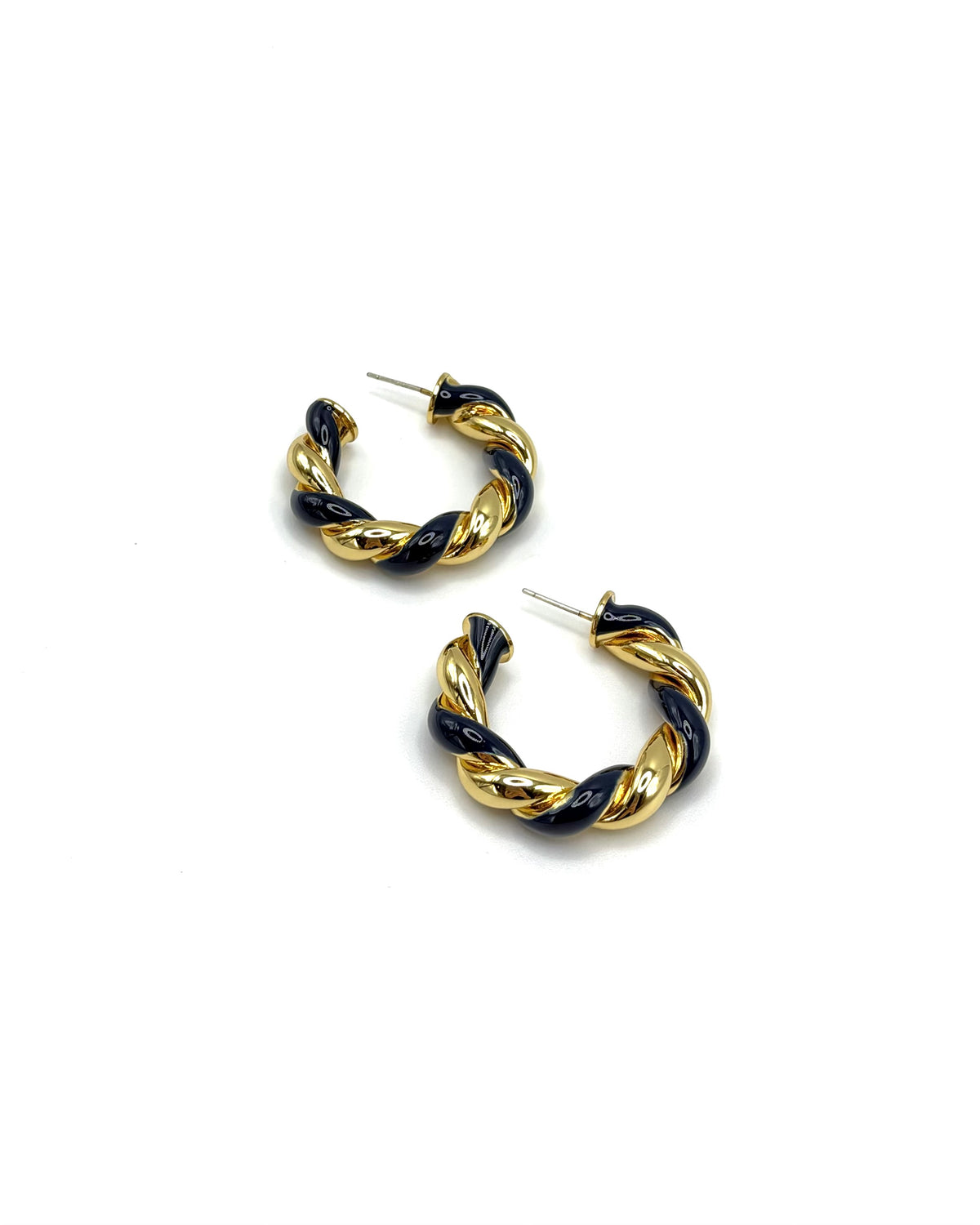 Twisted Hoop Earrings