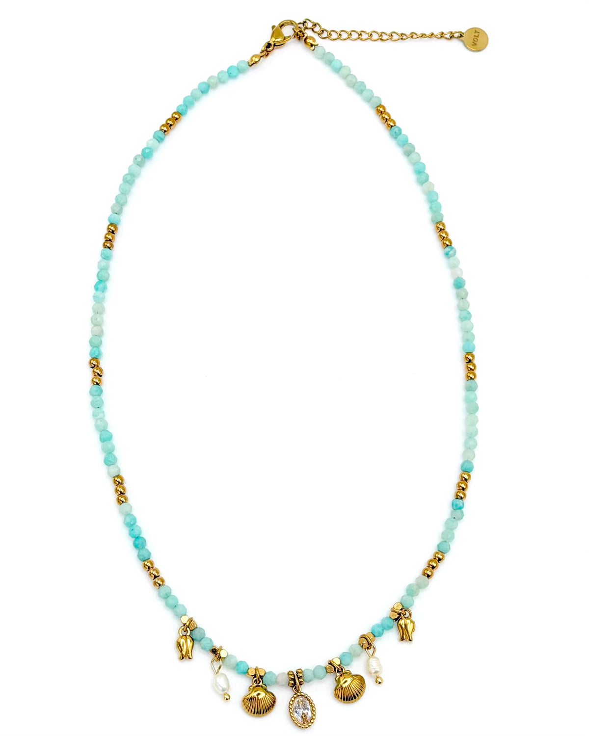 Multi Shell Pendants Necklace