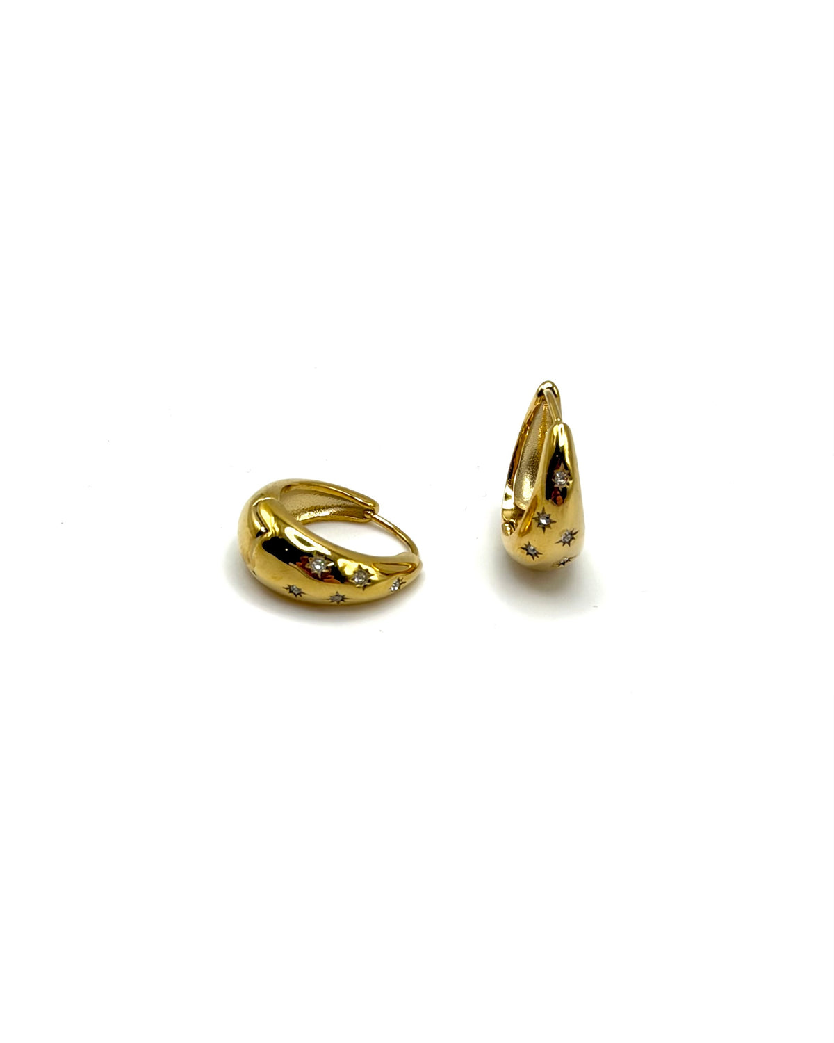 Cubic Zirconia Hoops
