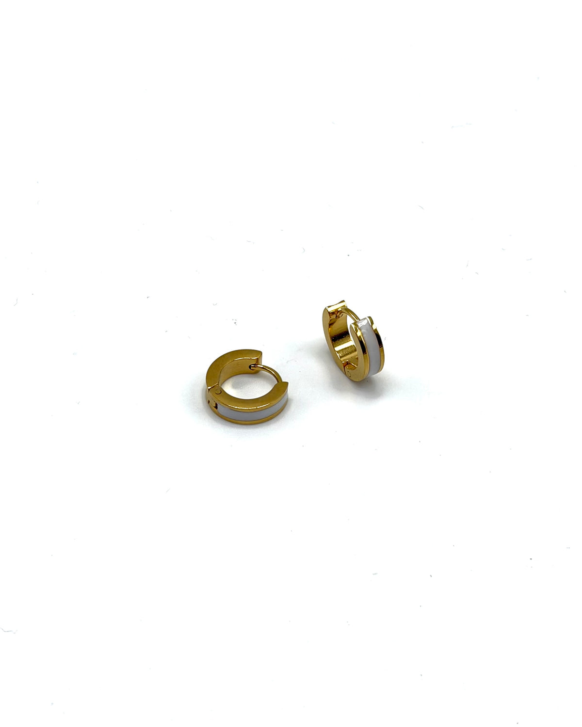 Enamel Small Hoops