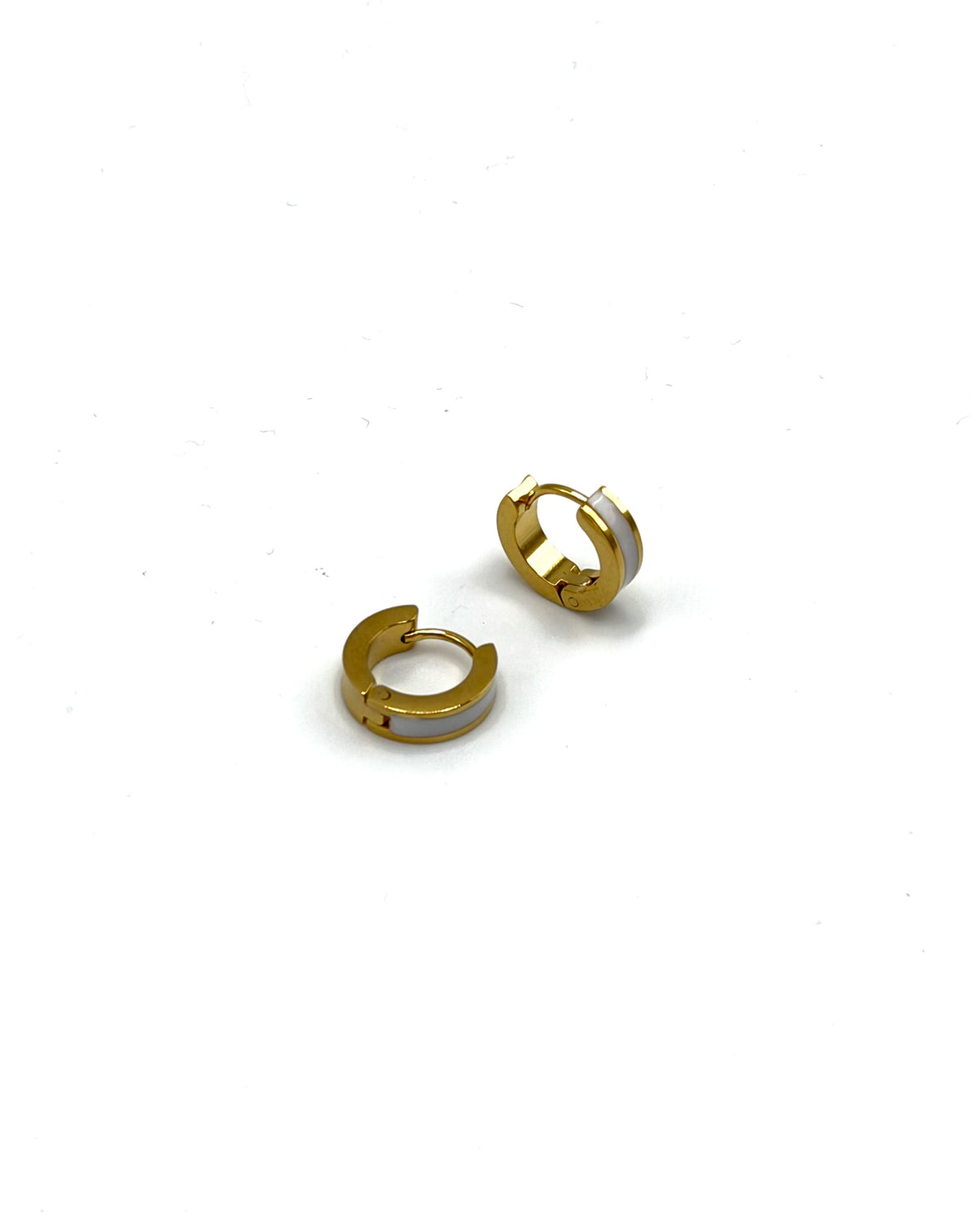 Enamel Small Hoops