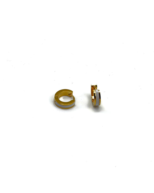 Enamel Small Hoops