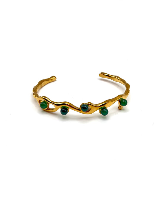 Multi Natural Stone Bangle