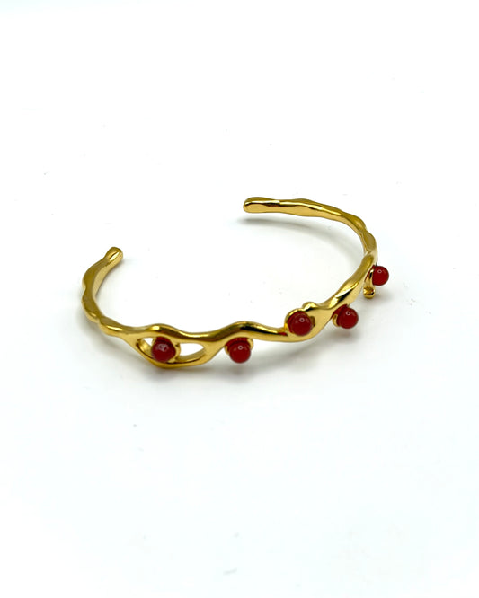 Multi Natural Stone Bangle