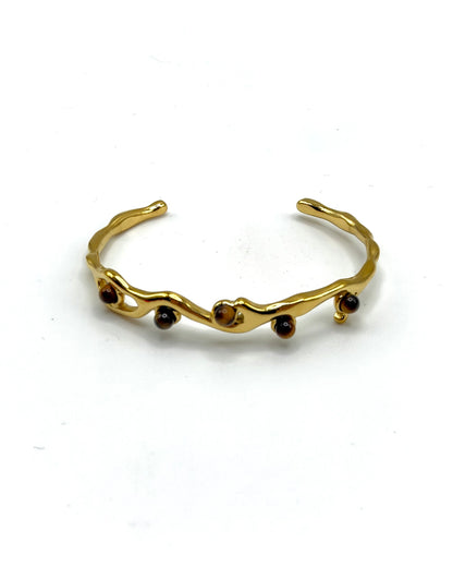 Multi Natural Stone Bangle