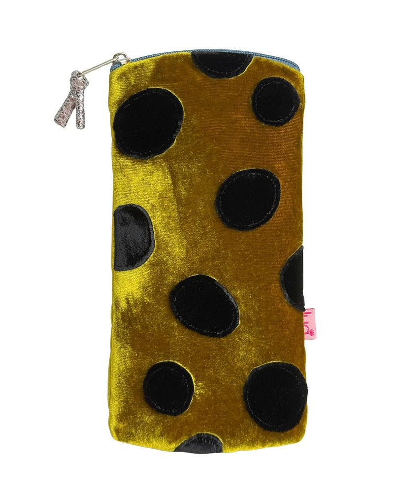 Velvet Spots Glasses Purse